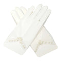 Dressy Pearl Wrist Detail Sheer Gloves - Luzilly Bridal & Apparel