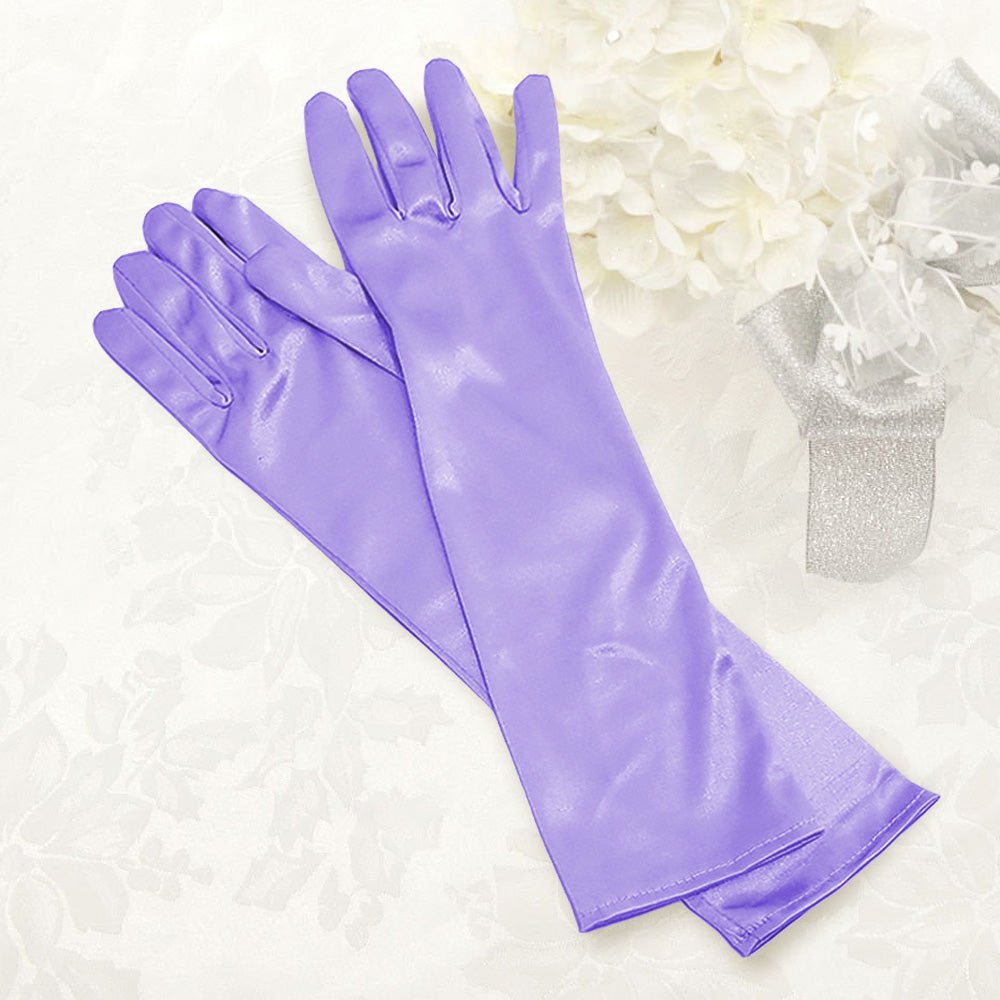 Dressy satin gloves - Luzilly Bridal & Apparel