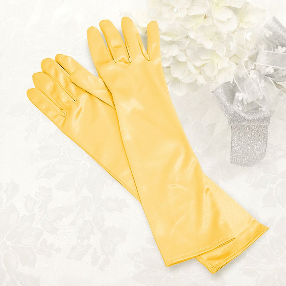 Dressy satin gloves - Luzilly Bridal & Apparel