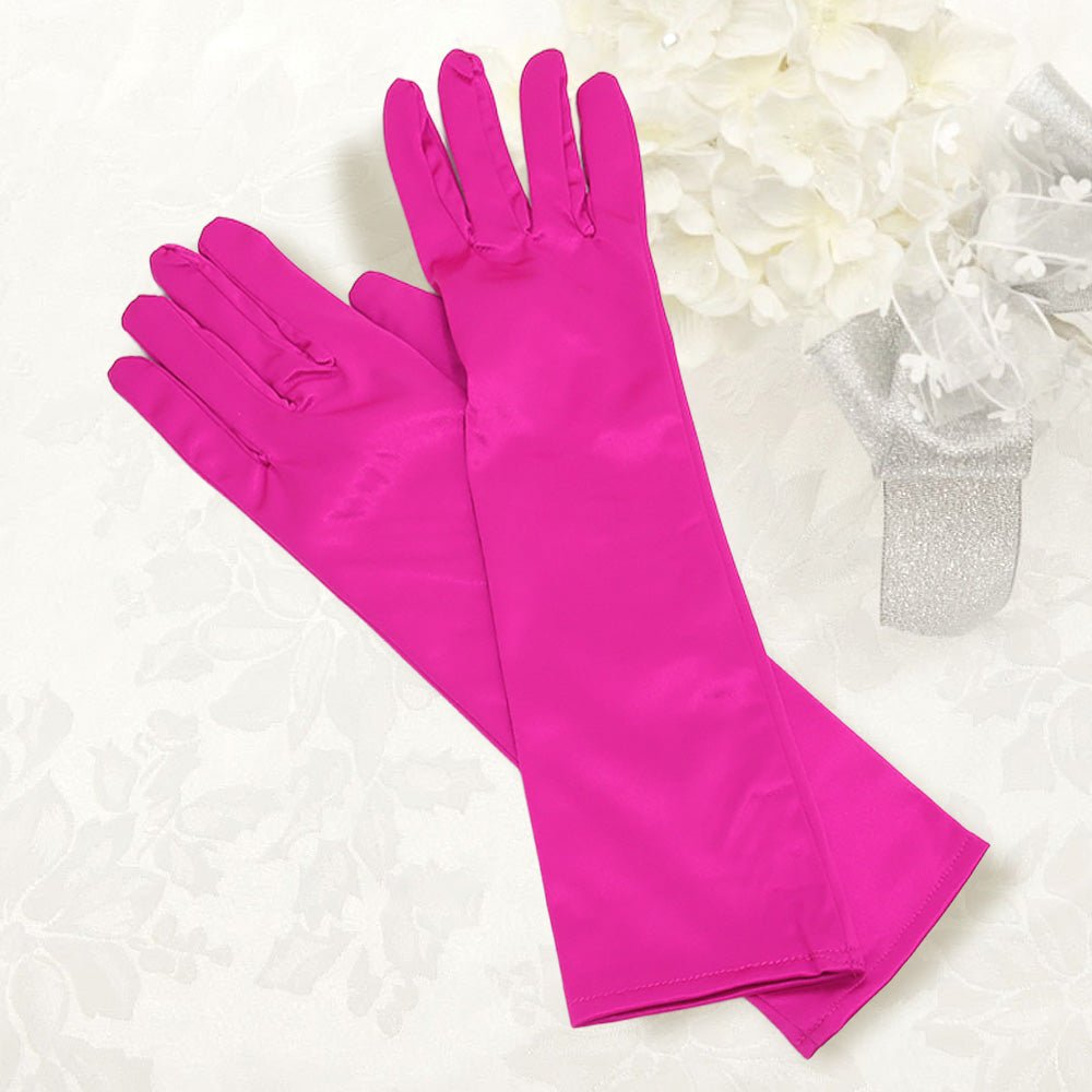 Dressy satin gloves - Luzilly Bridal & Apparel