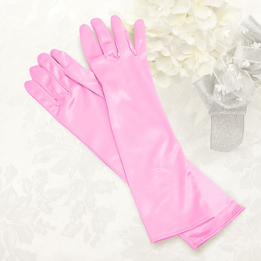 Dressy satin gloves - Luzilly Bridal & Apparel