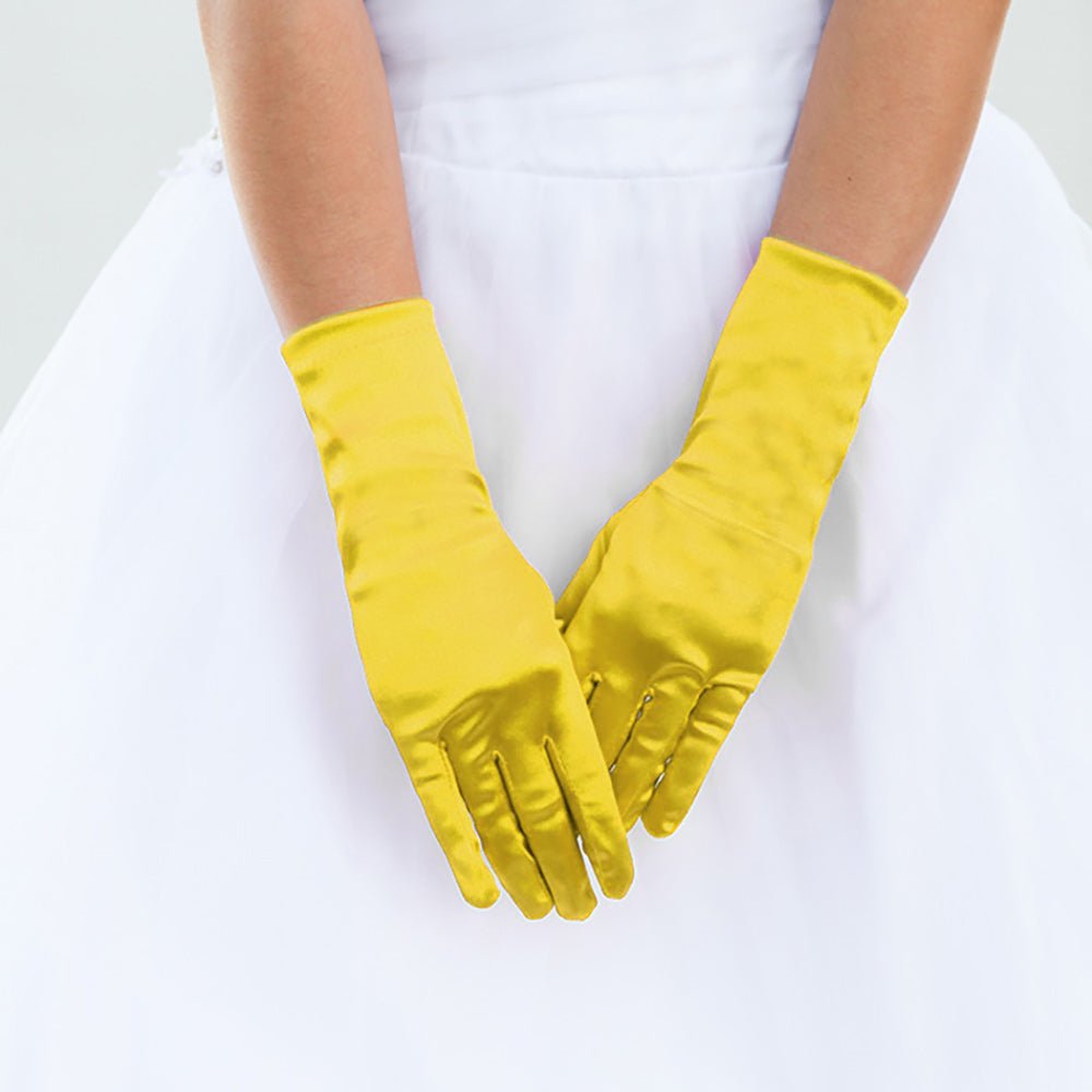 Dressy Satin Wedding Gloves - Luzilly Bridal & Apparel