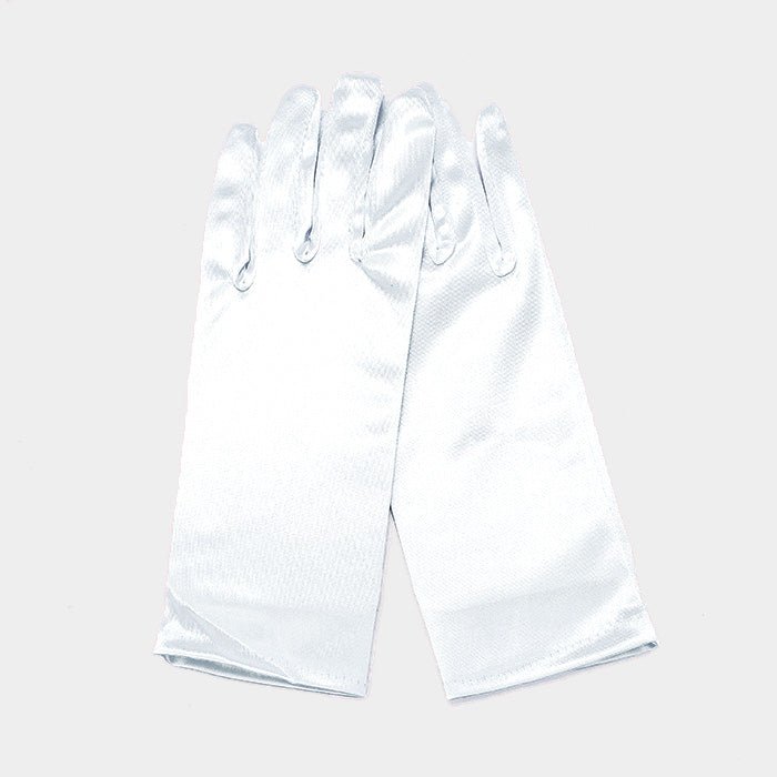 Dressy Satin Wedding Gloves - Luzilly Bridal & Apparel