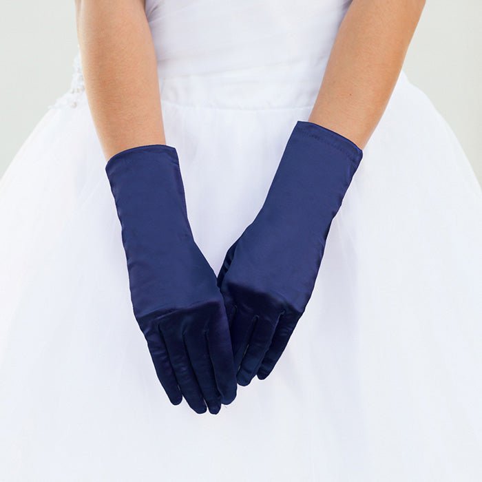 Dressy Satin Wedding Gloves - Luzilly Bridal & Apparel