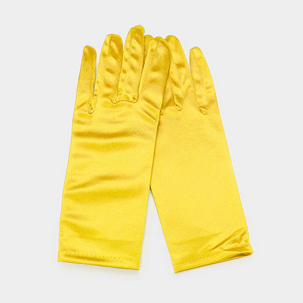 Dressy Satin Wedding Gloves - Luzilly Bridal & Apparel