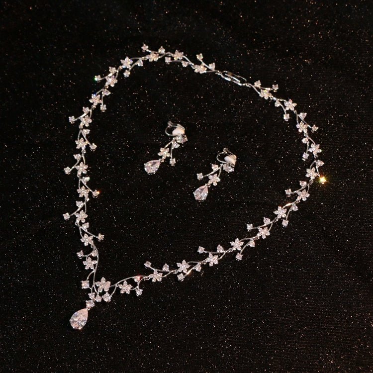 Earrings Bridal Knot Wedding Accessories Banquet Dress Jewelry - Luzilly Bridal & Apparel
