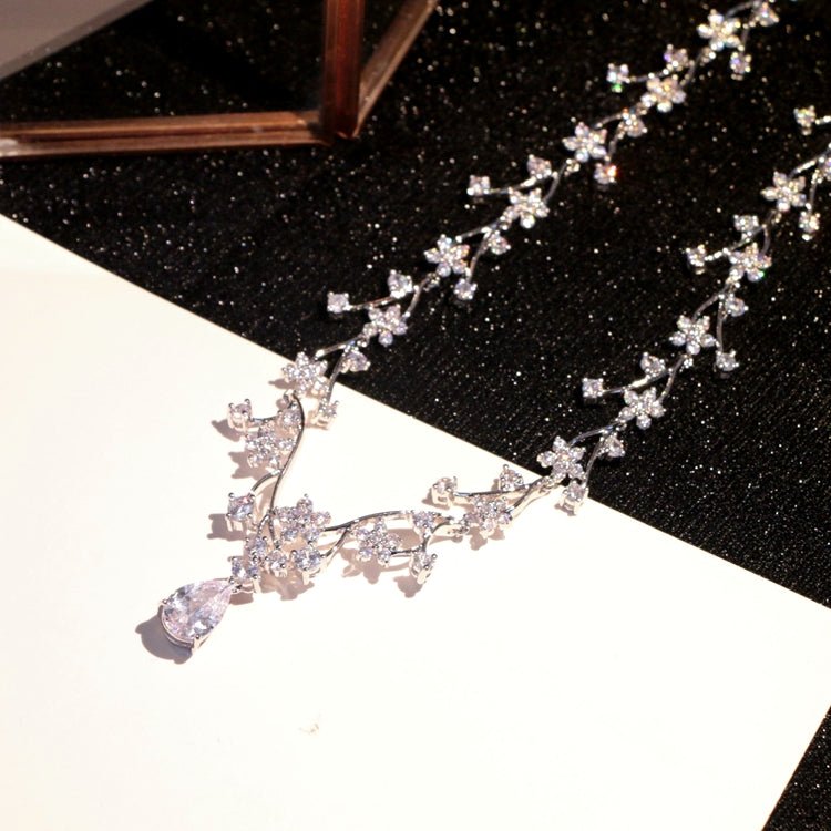 Earrings Bridal Knot Wedding Accessories Banquet Dress Jewelry - Luzilly Bridal & Apparel