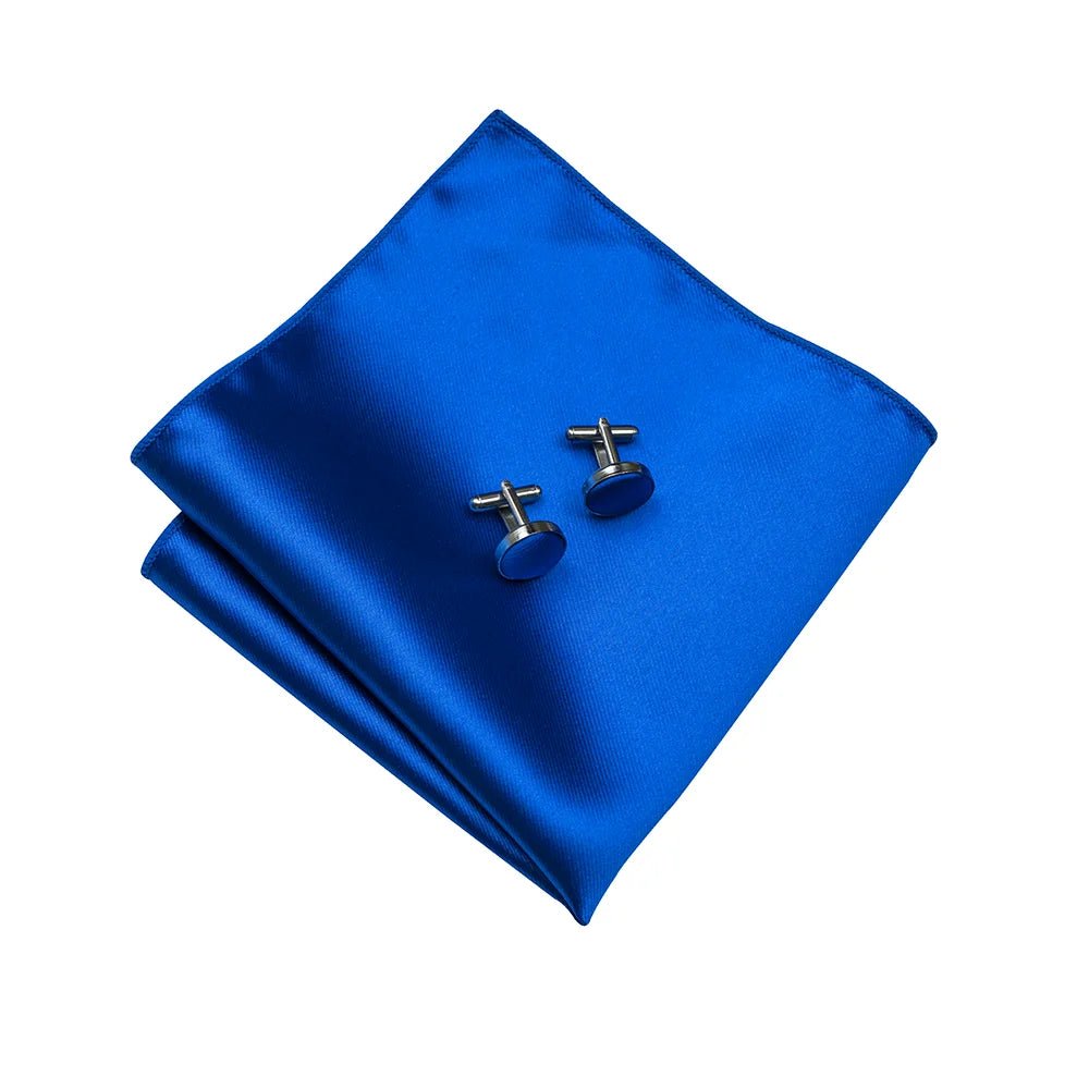 EASTEPIC Men's Bow Tie Sets Including Exquisite Cufflinks and Soft Handkerchieves Shiny Accessories of Satin for Men at Weddings - Luzilly Bridal & Apparel