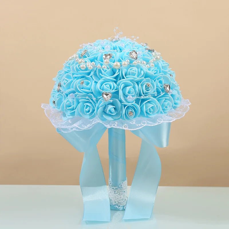 Elegant Artificial Bridal and Bridesmaid Bouquet - Luzilly Bridal & Apparel