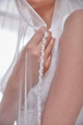 Elegant Beaded Wedding Veil - Luzilly Bridal & Apparel