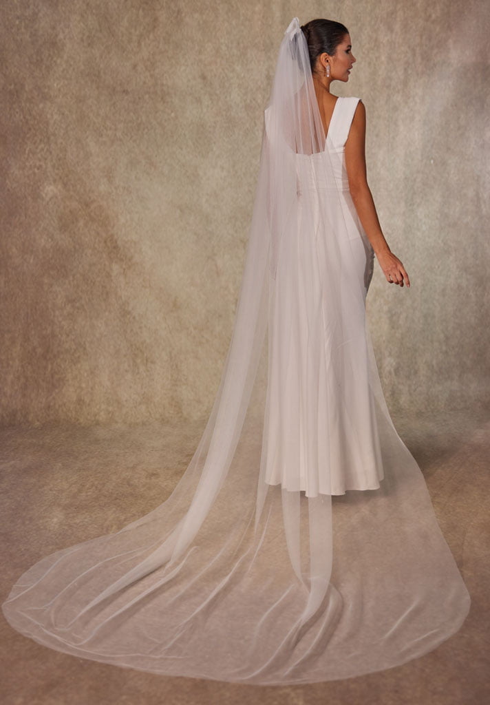 Elegant Bow Wedding Veil - Luzilly Bridal & Apparel