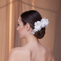 Elegant Hair Vine with Felt Flowers - Luzilly Bridal & Apparel