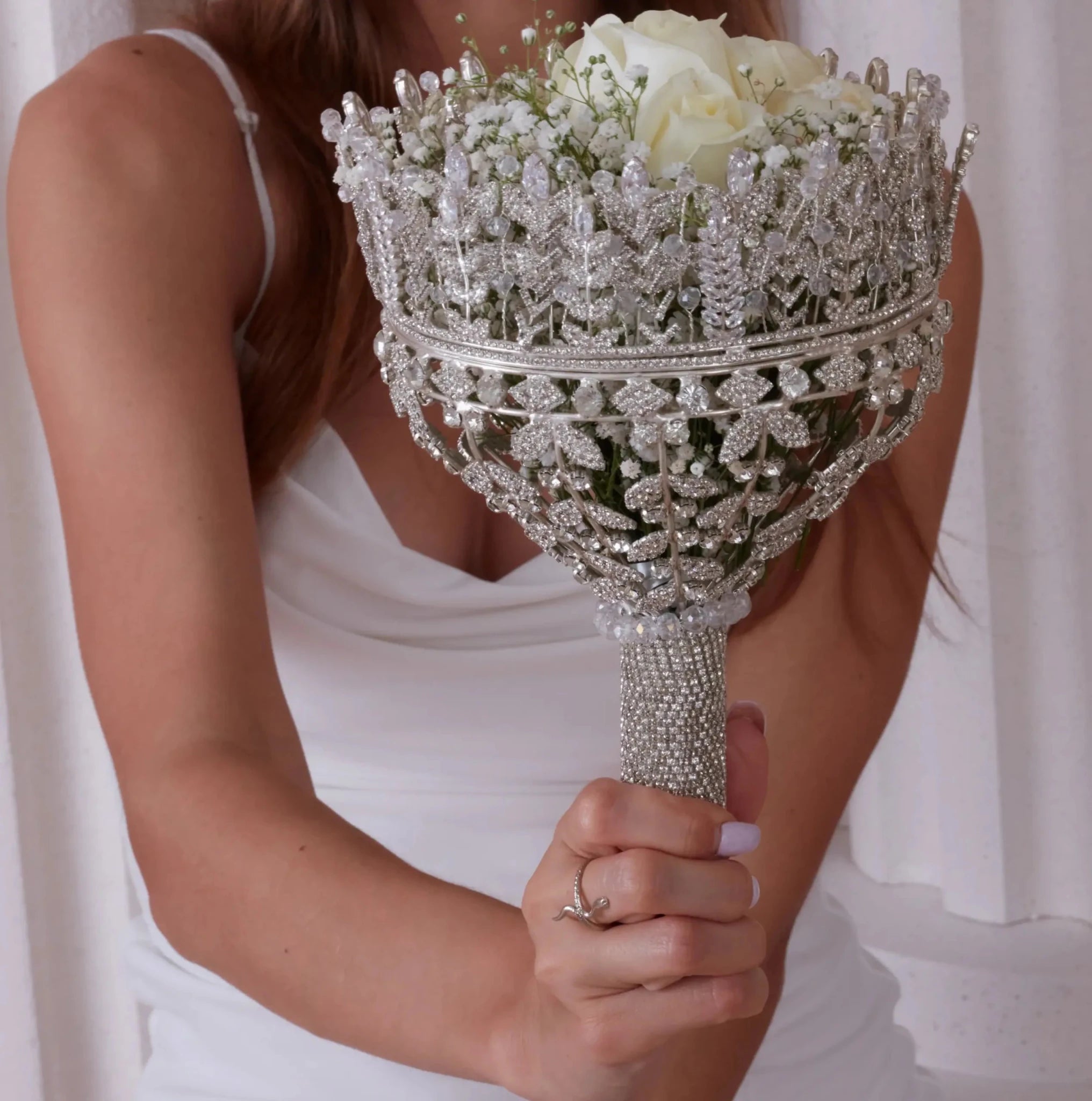Elegant Hand Bouquet, Wedding Bouquet - Luzilly Bridal & Apparel