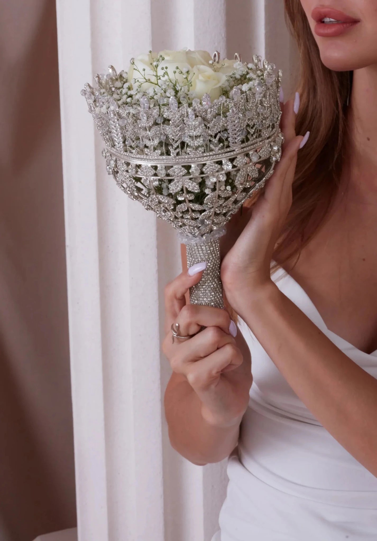Elegant Hand Bouquet, Wedding Bouquet - Luzilly Bridal & Apparel