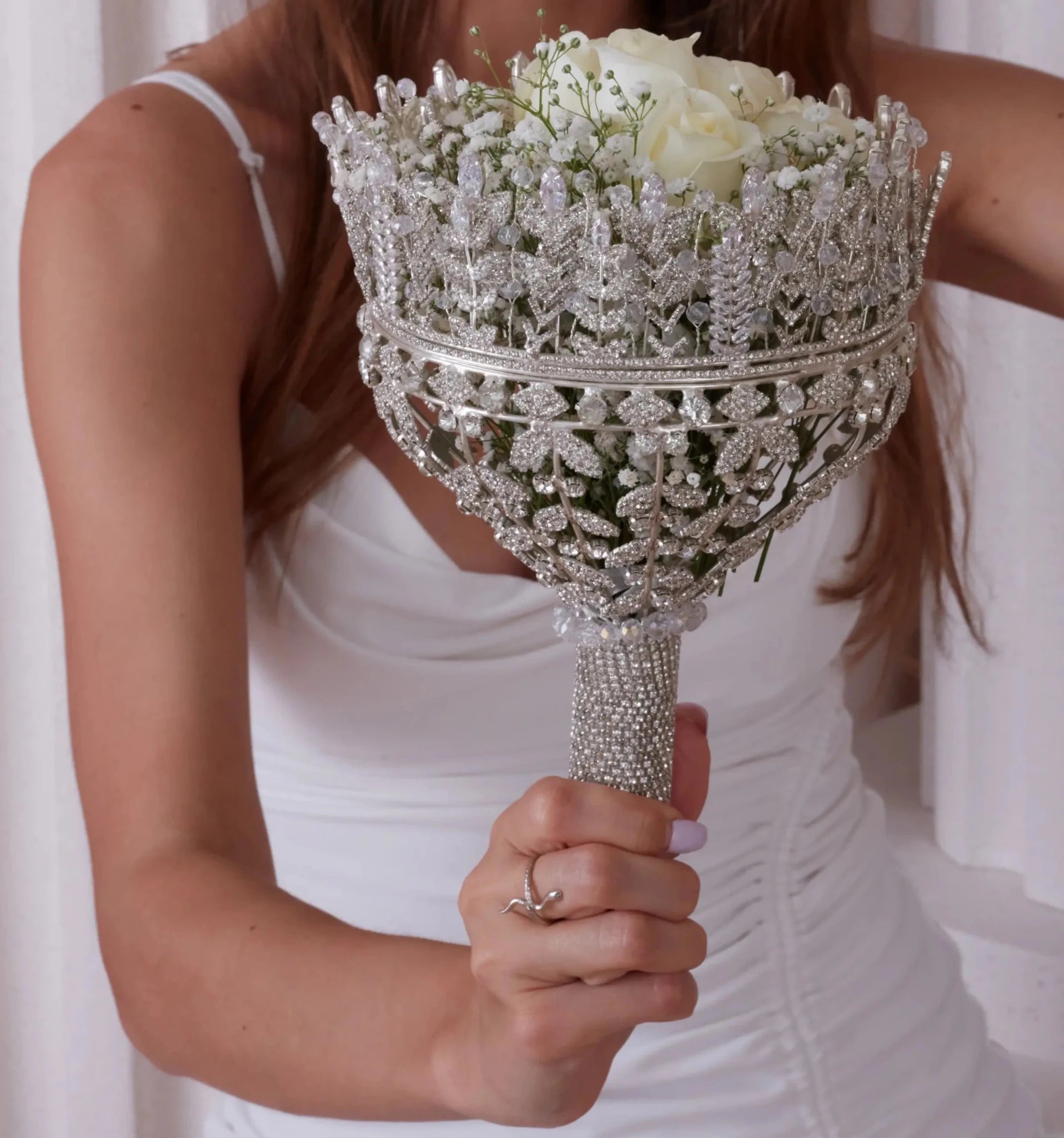 Elegant Hand Bouquet, Wedding Bouquet - Luzilly Bridal & Apparel