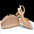 Elegant Italian Design Women's Shoes and Bag Set EDS45 - Luzilly Bridal & Apparel