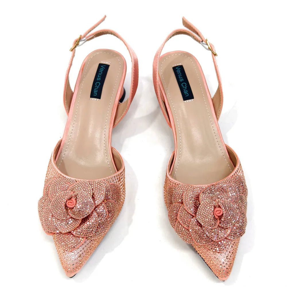 Elegant Lady Shoes And Bag Set EW452 - Luzilly Bridal & Apparel