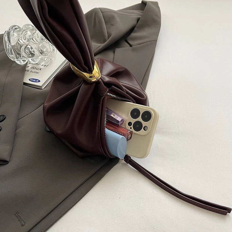 Elegant PU Leather Evening Bag - Luzilly Bridal & Apparel