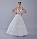 Elegant Voile and Hoop Petticoat with Two Layers - Perfect for Bridal and Costume Wear - Luzilly Bridal & Apparel