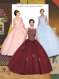 Embroidered Corset Quinceañera Ball Gown - Luzilly Bridal & Apparel