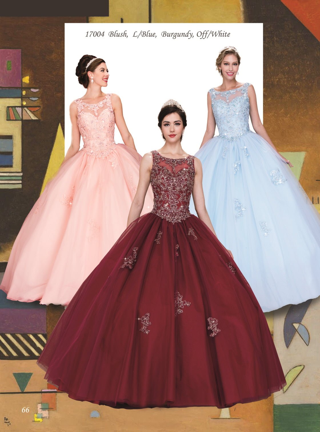 Embroidered Corset Quinceañera Ball Gown - Luzilly Bridal & Apparel