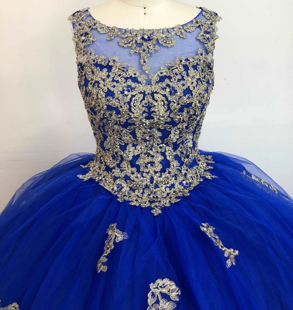 Embroidered Corset Quinceañera Ball Gown - Luzilly Bridal & Apparel