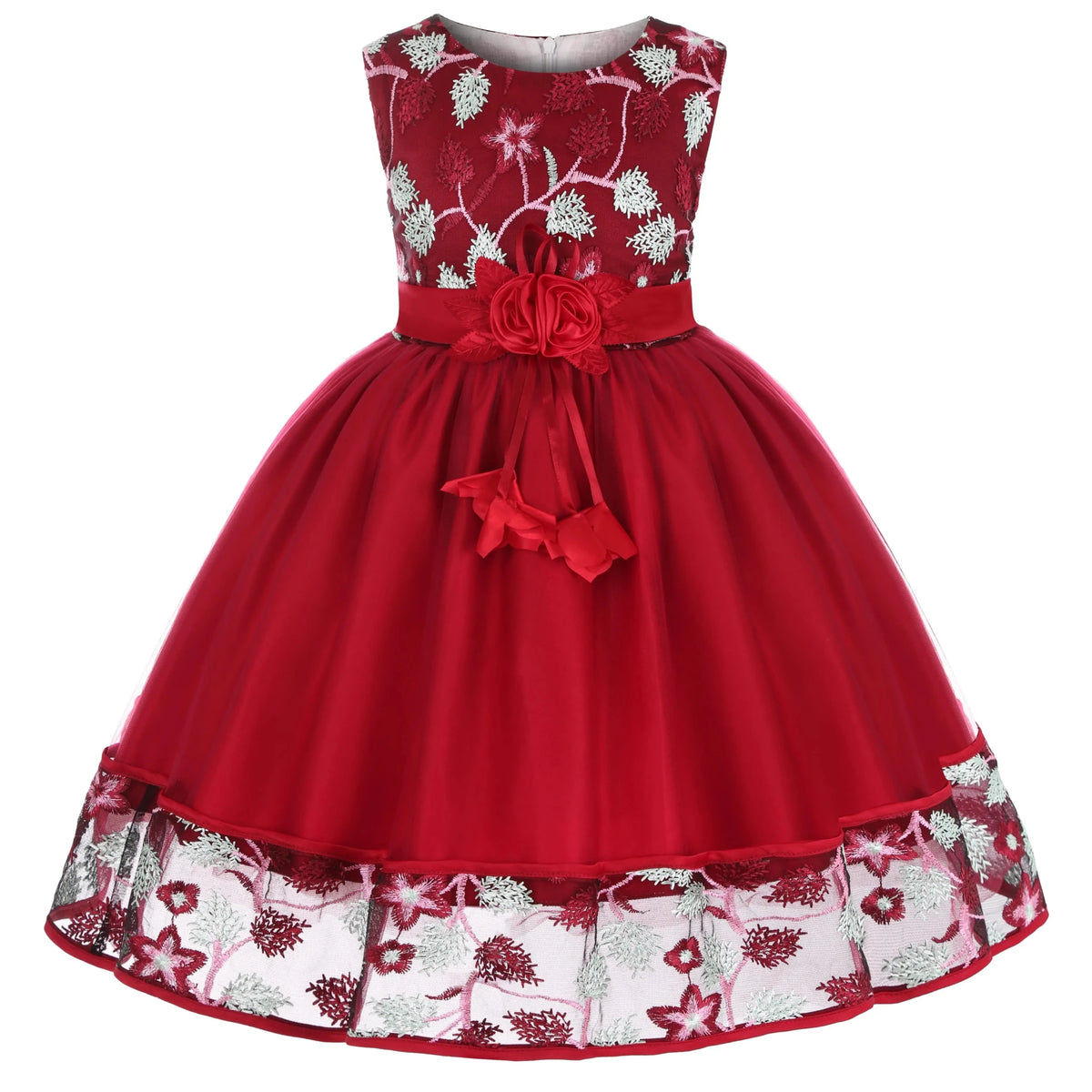 Embroidered Lace Princess Party Dress - Luzilly Bridal & Apparel