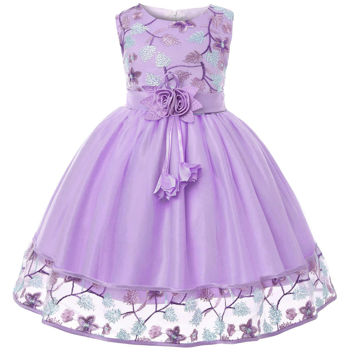 Embroidered Lace Princess Party Dress - Luzilly Bridal & Apparel