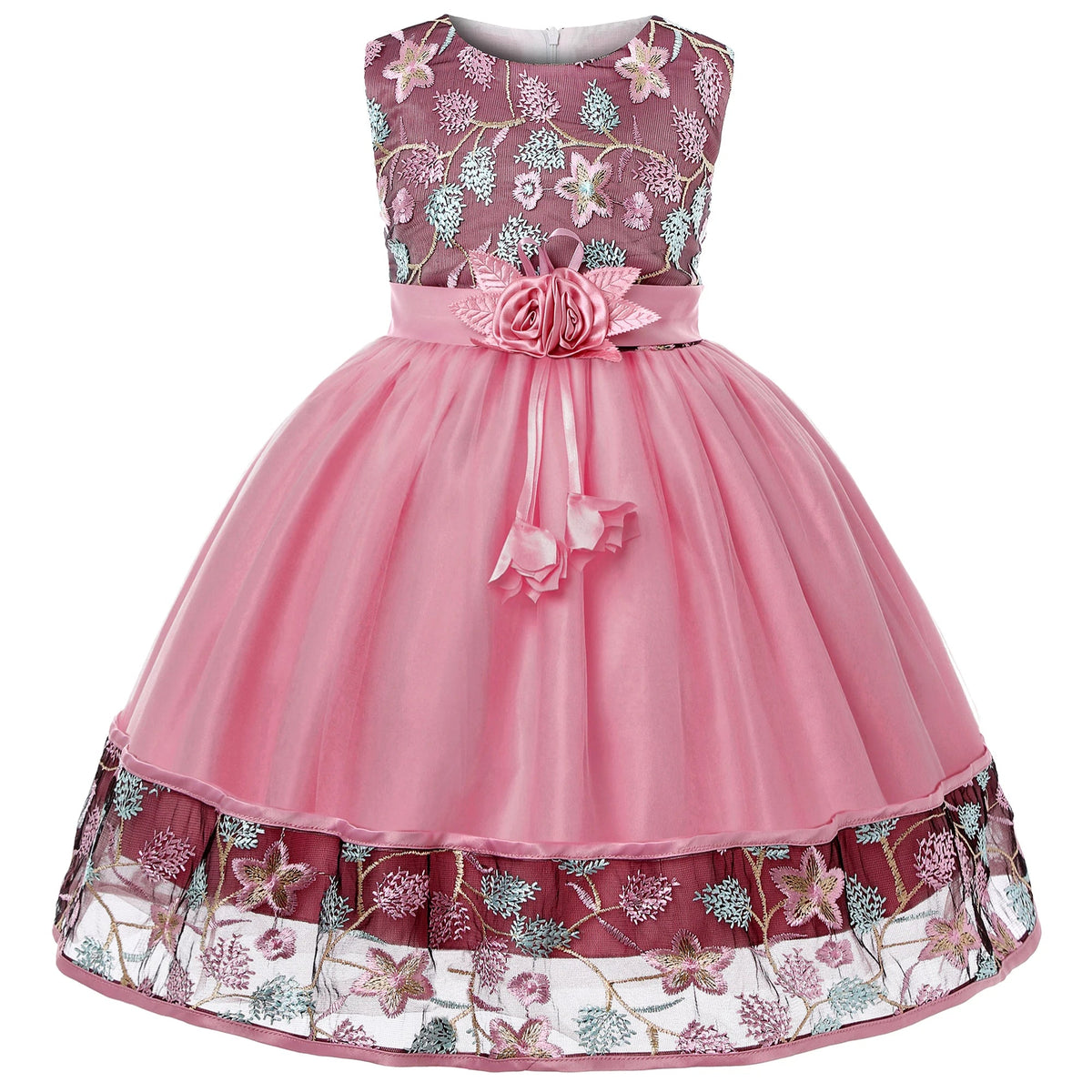 Embroidered Lace Princess Party Dress - Luzilly Bridal & Apparel