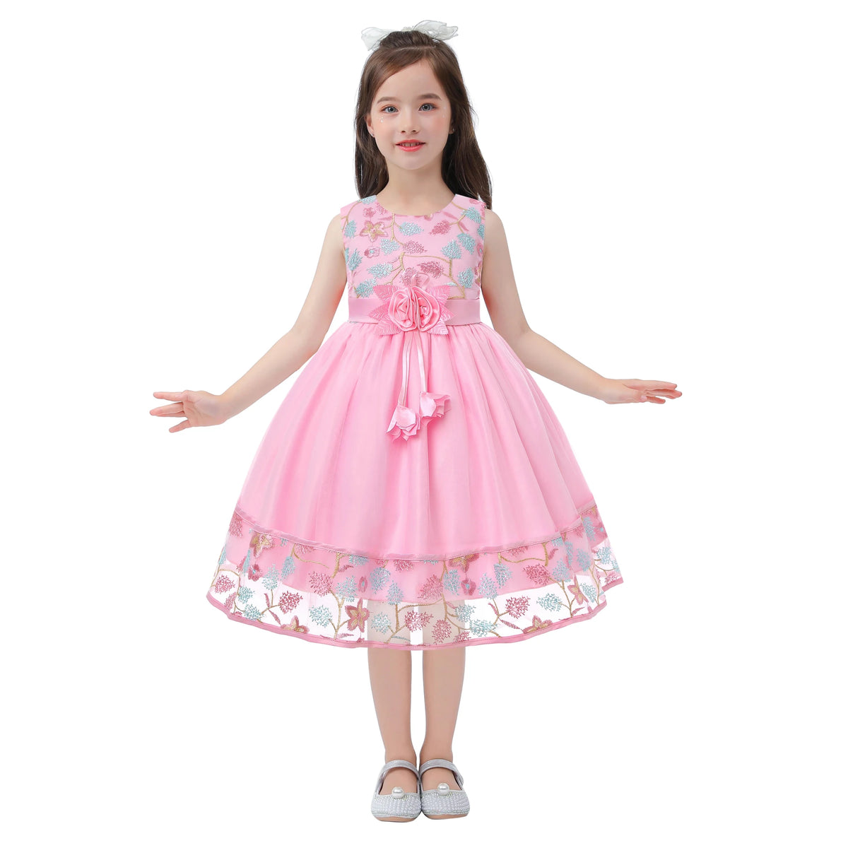 Embroidered Lace Princess Party Dress - Luzilly Bridal & Apparel