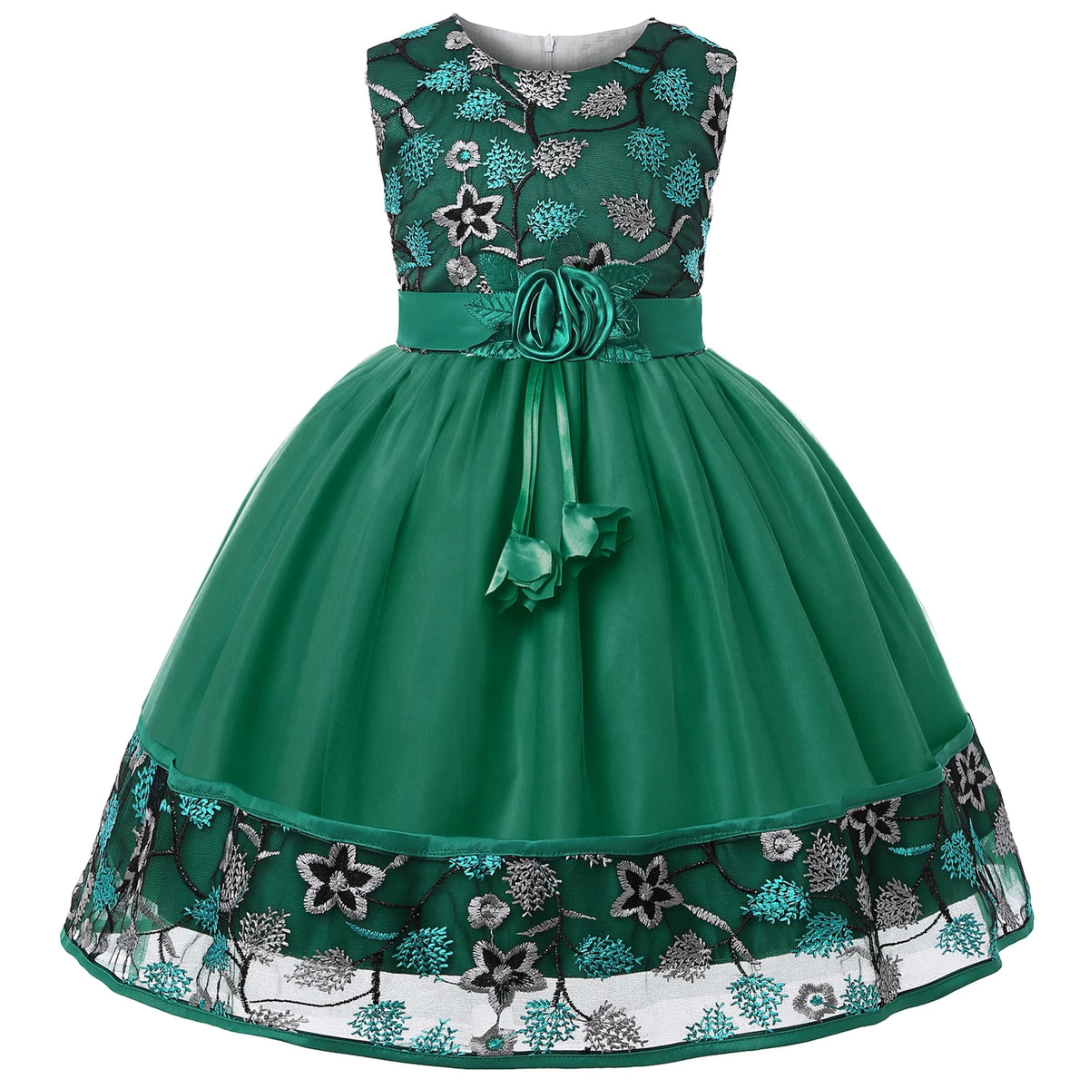 Embroidered Lace Princess Party Dress - Luzilly Bridal & Apparel