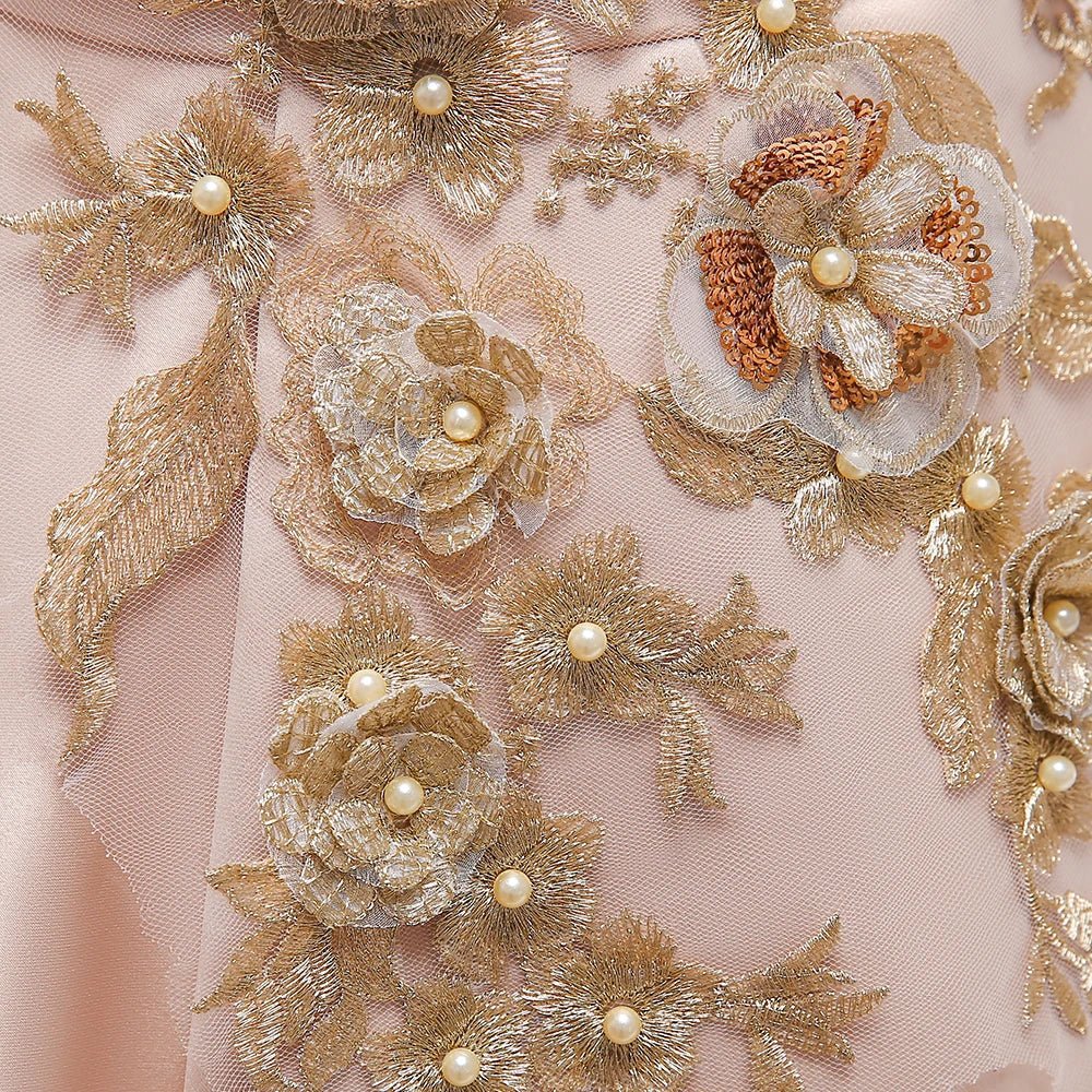 Embroidered Pageant Party Dress - Luzilly Bridal & Apparel