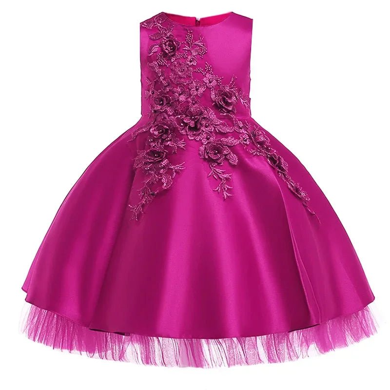 Embroidered Pageant Party Dress - Luzilly Bridal & Apparel