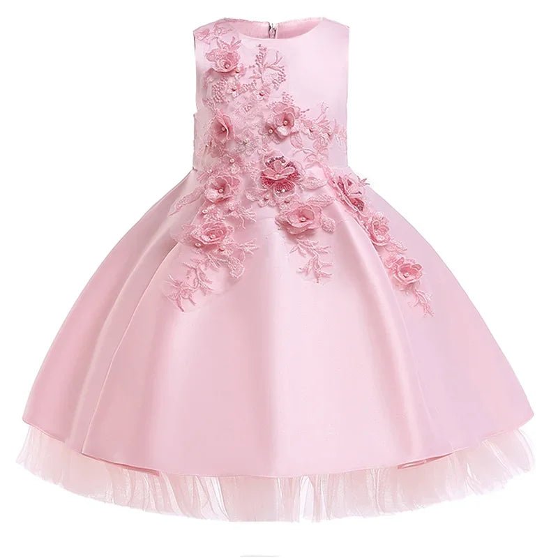 Embroidered Pageant Party Dress - Luzilly Bridal & Apparel