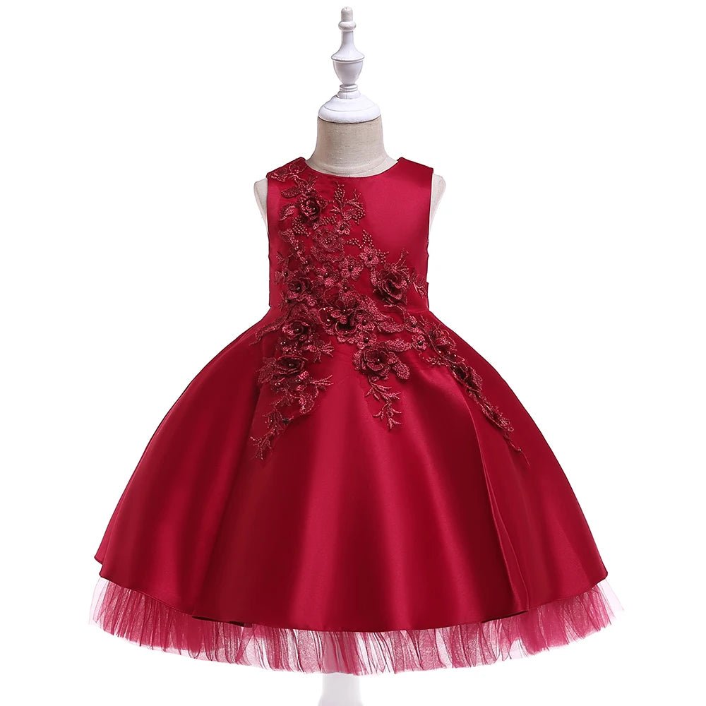 Embroidered Pageant Party Dress - Luzilly Bridal & Apparel