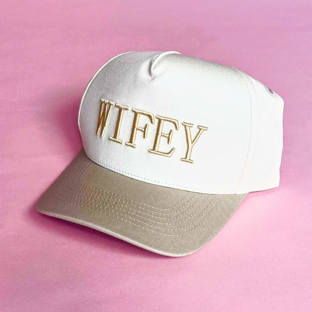 Embroidered Wifey Trucker Hat - Luzilly Bridal & Apparel