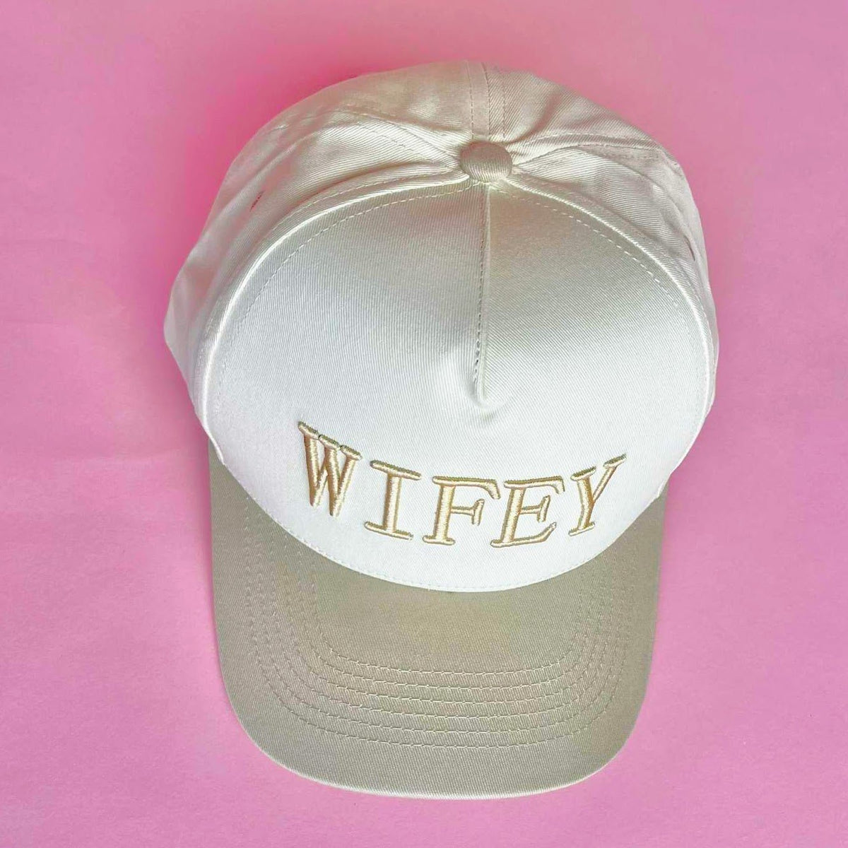 Embroidered Wifey Trucker Hat - Luzilly Bridal & Apparel