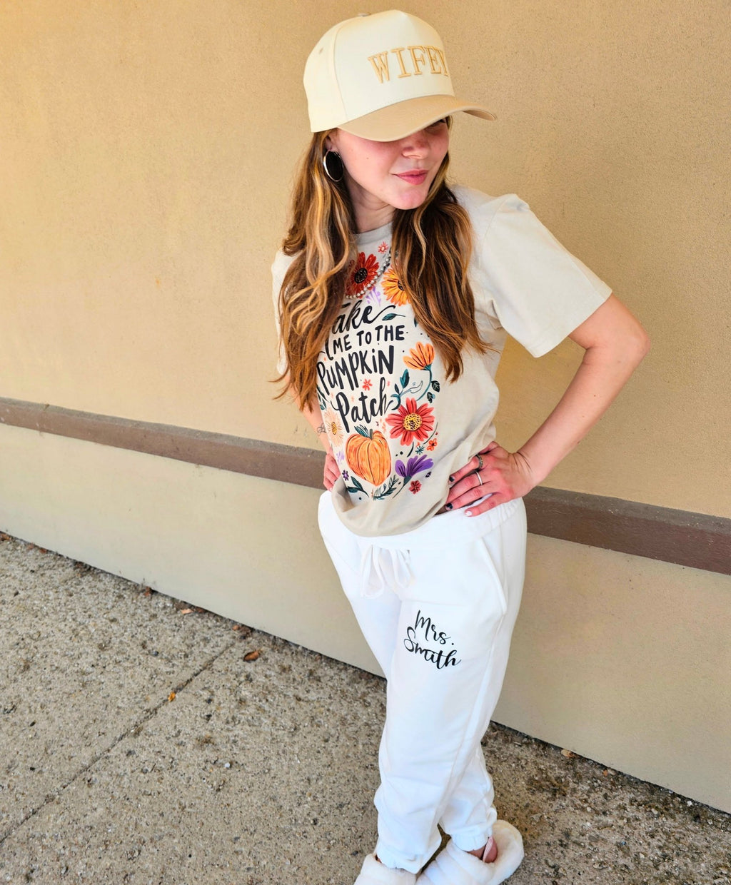 Embroidered Wifey Trucker Hat - Luzilly Bridal & Apparel