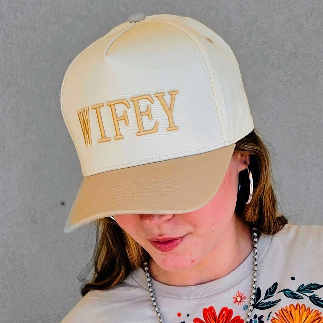 Embroidered Wifey Trucker Hat - Luzilly Bridal & Apparel
