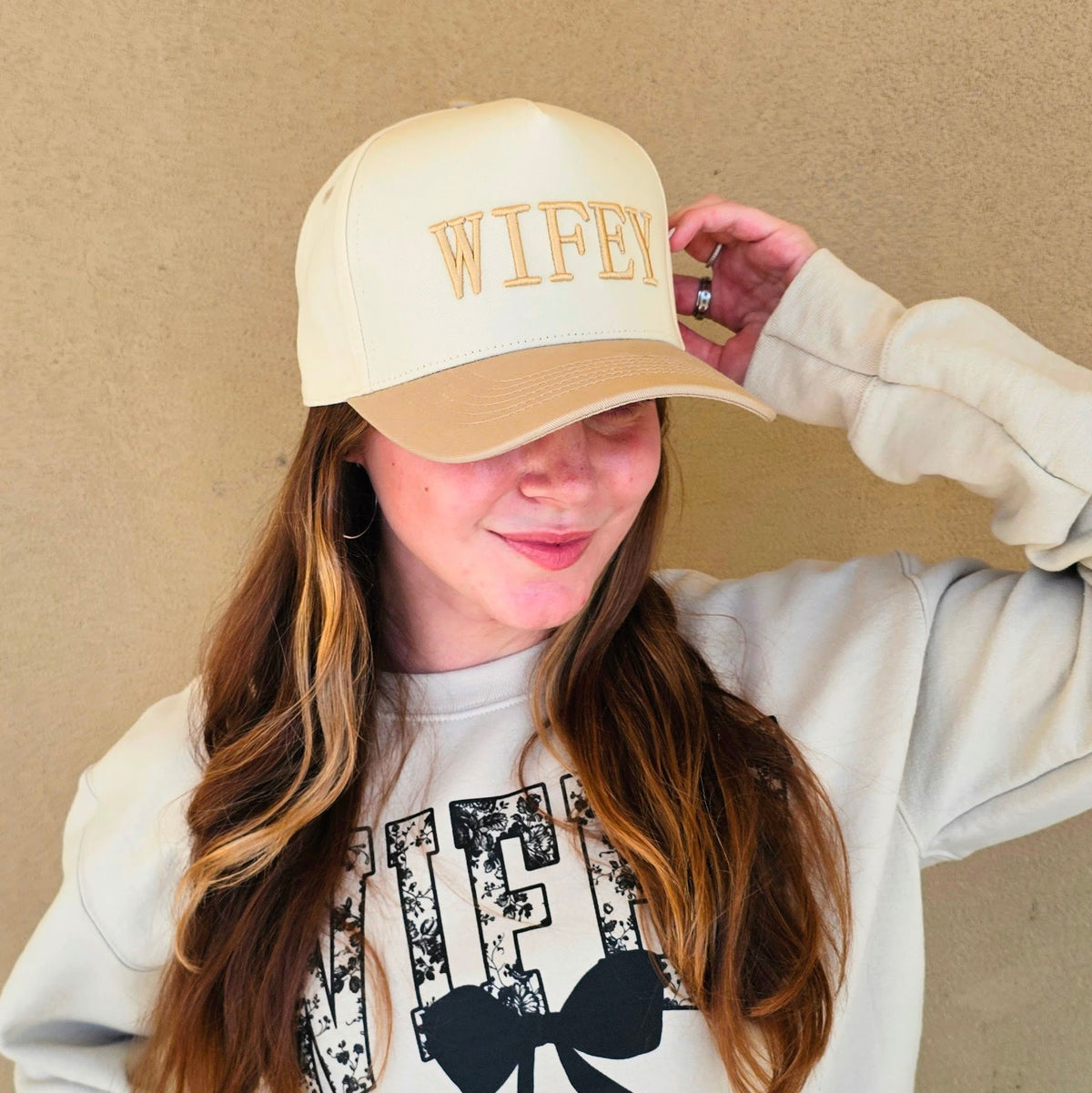 Embroidered Wifey Trucker Hat - Luzilly Bridal & Apparel