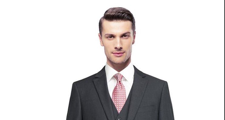 Euro Slim-Fit Super 140's Wool Suit – Charcoal - Luzilly Bridal & Apparel