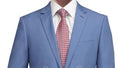 Euro Slim-Fit Super 140's Wool Suit – Sky Blue - Luzilly Bridal & Apparel