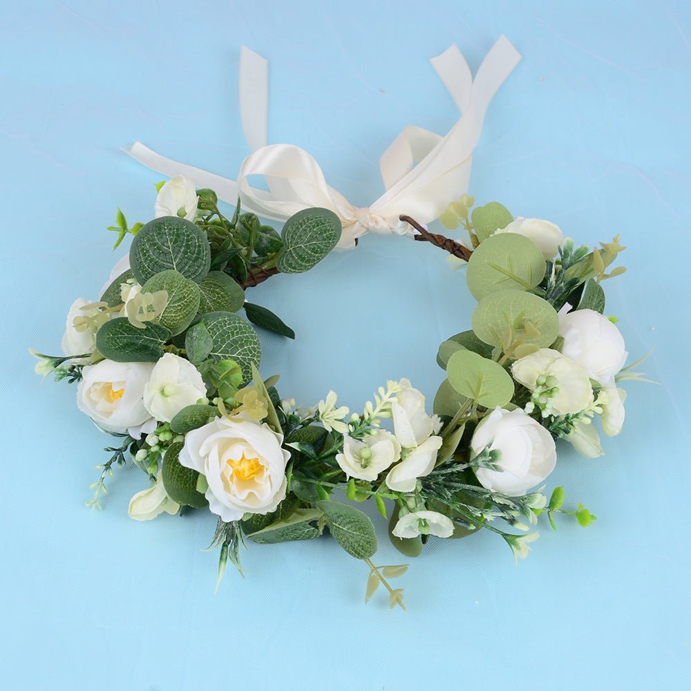 European and American style brides, sweet flower garlands, hair accessories, photography, photography, travel, hairbands, super fairy wedding dresses, dress accessories - Luzilly Bridal & Apparel