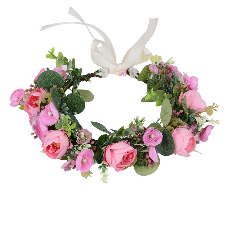 European and American style brides, sweet flower garlands, hair accessories, photography, photography, travel, hairbands, super fairy wedding dresses, dress accessories - Luzilly Bridal & Apparel