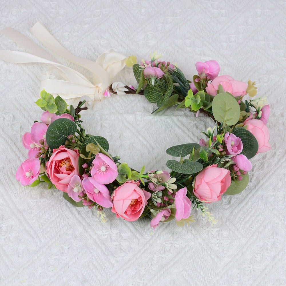 European and American style brides, sweet flower garlands, hair accessories, photography, photography, travel, hairbands, super fairy wedding dresses, dress accessories - Luzilly Bridal & Apparel