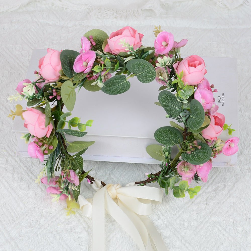 European and American style brides, sweet flower garlands, hair accessories, photography, photography, travel, hairbands, super fairy wedding dresses, dress accessories - Luzilly Bridal & Apparel