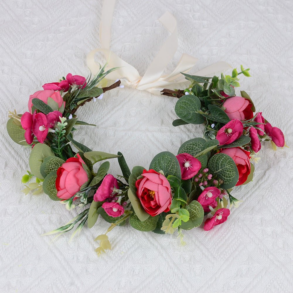 European and American style brides, sweet flower garlands, hair accessories, photography, photography, travel, hairbands, super fairy wedding dresses, dress accessories - Luzilly Bridal & Apparel