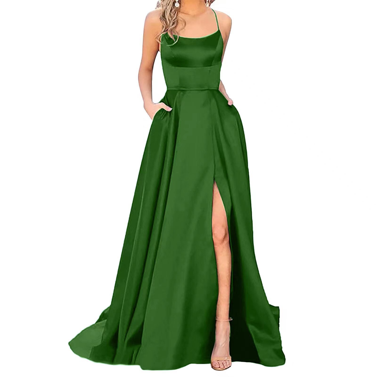 One-Shoulder Cutout Bridesmaid Dress