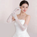 Fairy Long Lace Mesh Elbow Gloves - Luzilly Bridal & Apparel