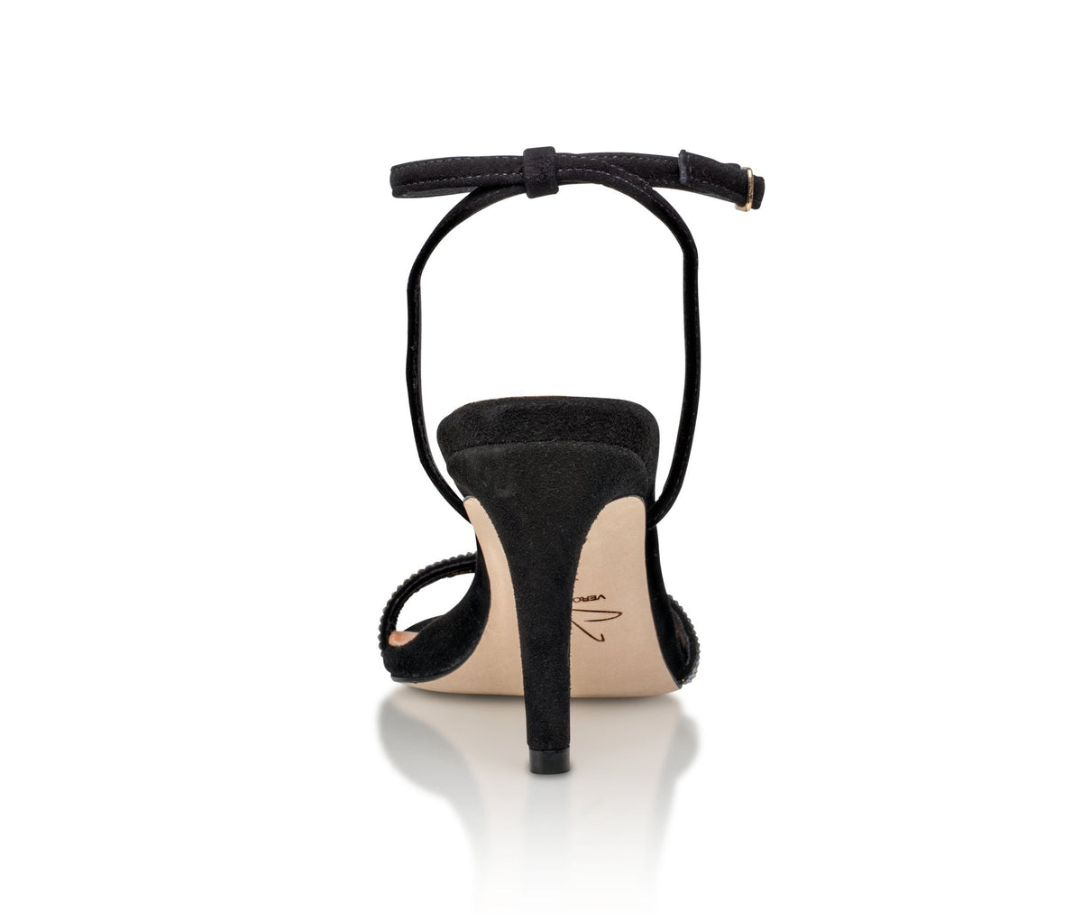 Fame Black Kid Suede - Luzilly Bridal & Apparel
